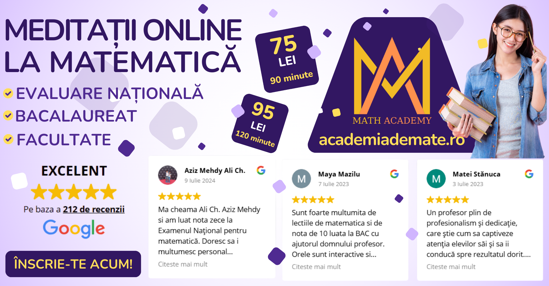 Dobre Andrei Meditații la Matematică Online - academaidemate.ro