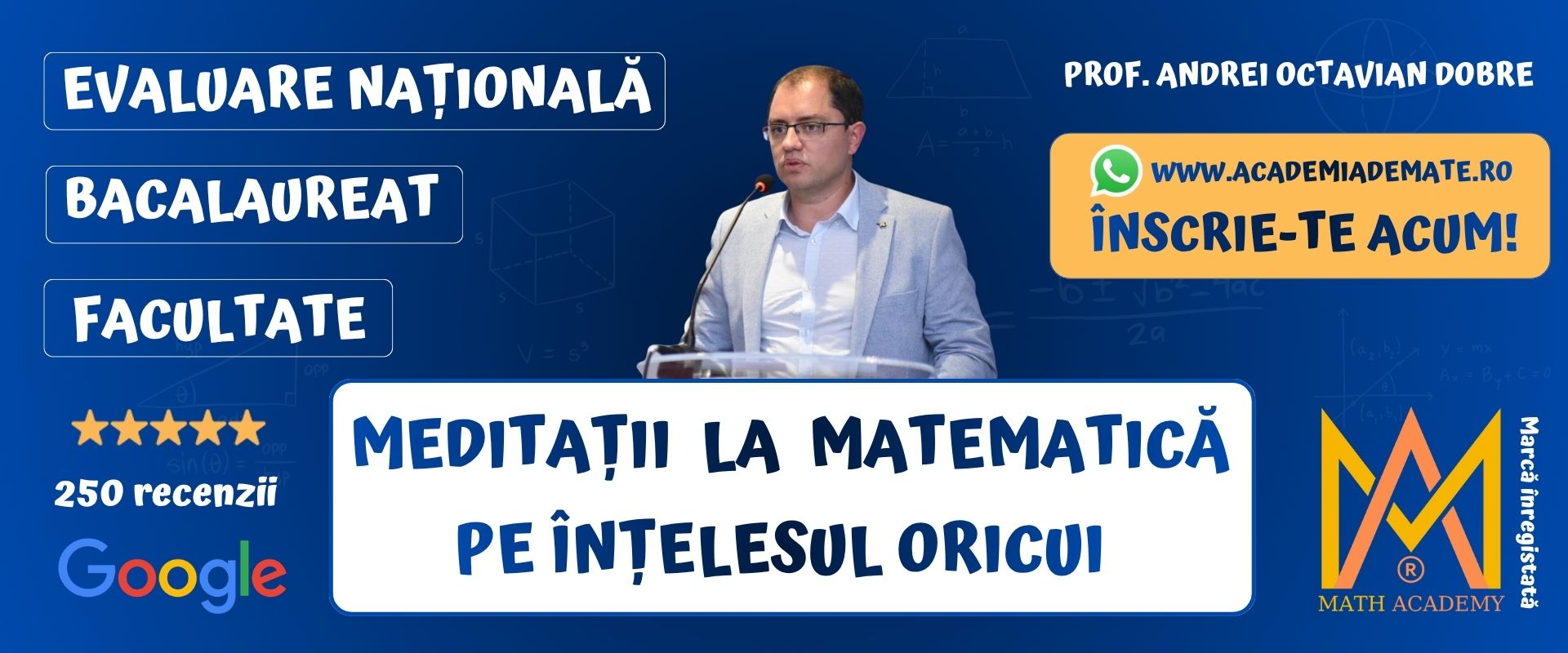 meditatii la matematica online evaluare nationala bac facultate academaidemate